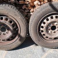 cerchi in acciaio da 13" per Fiat panda 