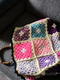 borsa uncinetto fatta a mano