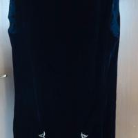 Vestiti gonna blusa in velluto