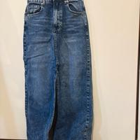 Gonna lunga in denim- XS