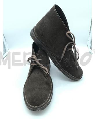 SCARPE DONNA CLARKS MARRONI