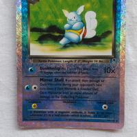 Carte Pokemon vintage "Dark wartortle legendary"