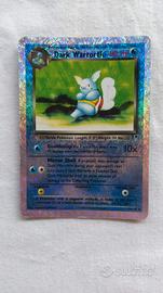 Carte Pokemon vintage "Dark wartortle legendary"