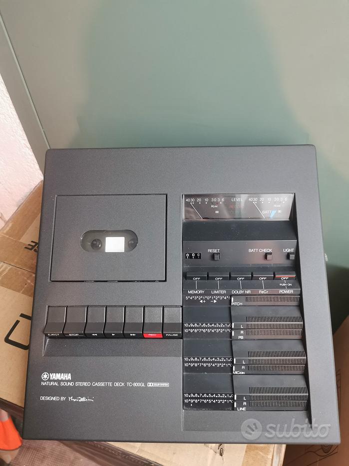 Doppia Piastra a Cassetta Yamaha Kx - W 282 Da Riparare Usata Vintage