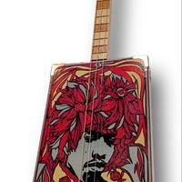 Hendrix 3tpv Cigar Box Guitar by Matteacci's 