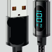 cavo USB tipo C con display evidenziante consumo