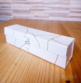 Scatola astuccio portapenne bianco