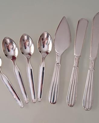 Set di posate in Silver Plated 