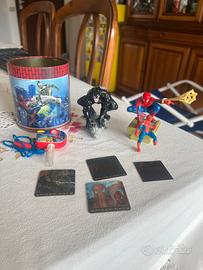 Statuine e calamite spiderman