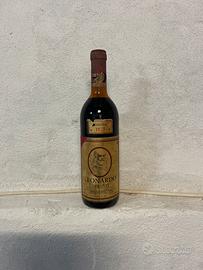 Bottiglia  vintage  chianti Leonrdo riserva 1975