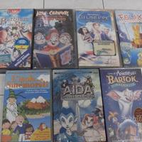 Vhs cartoni animati NUOVI CELLOFANATI- TITOLI VARI