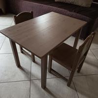 Tavolino e sedie Ikea bambini