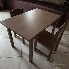 Tavolino e sedie Ikea bambini