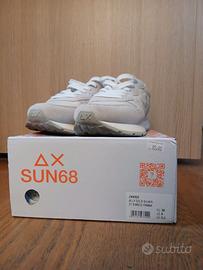 sneaker sun 68 ally gold silver 31 bianco panna