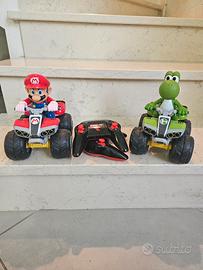 go kart radiocomandati Mario e Yoshi