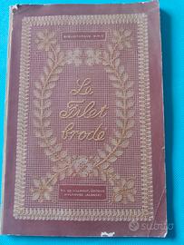 Manuale vintage per il ricamo a filet 