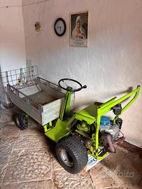 Motocarriola Artigianale a Miscela – Autocostruita