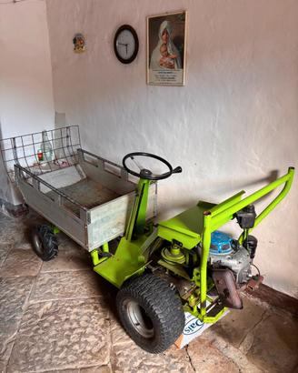 Motocarriola Artigianale a Miscela – Autocostruita