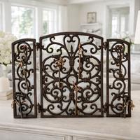 Trittico decorativo in ferro battuto