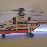 LEGO Technic 42052 – Elicottero da Carico con Moto