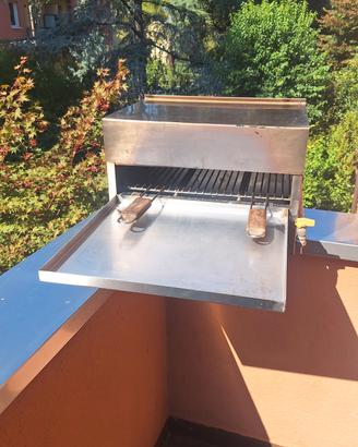 barbecue griglia a gas acciaio inox