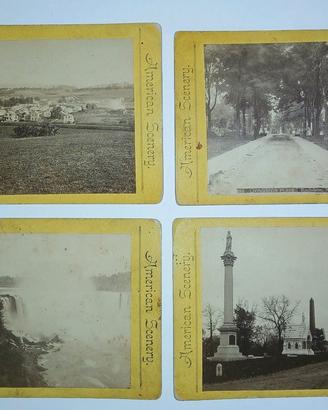 Lotto Fotografie stereoscopiche American Scenery