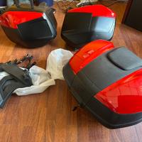 3 borse valige bauletti Ducati Multistrada