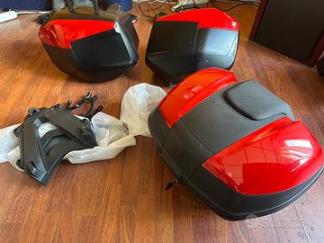 3 borse valige bauletti Ducati Multistrada