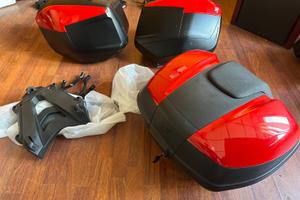 3 borse valige bauletti Ducati Multistrada