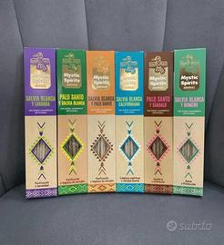 Set 6 Scatole Incenso Sahumerio Artigianale India