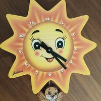 orologio a pendolo in legno