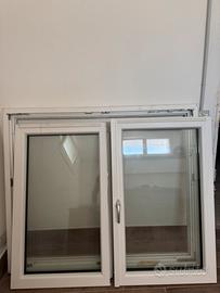 FINESTRA PVC 2 ANTE CON ANTA RIBALTA