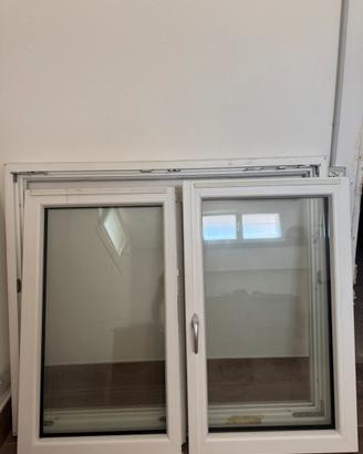 FINESTRA PVC 2 ANTE CON ANTA RIBALTA