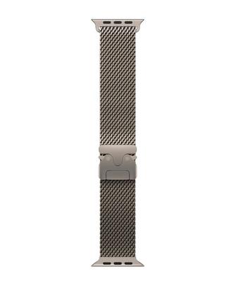 Bracciale Loop maglia milanese in titanio