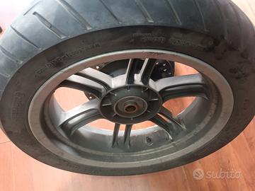 ruota anteriore e posteriore 