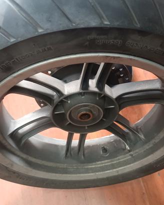 ruota anteriore e posteriore 