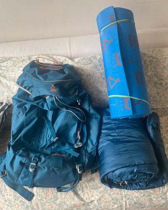 Sacco a pelo e zaino scout