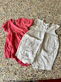 Lotto vestiti estivi bambina Petit Bateau