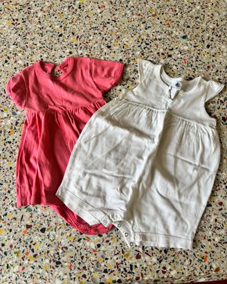 Lotto vestiti estivi bambina Petit Bateau