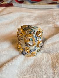 bracciale donna con perle di fiume e pietre