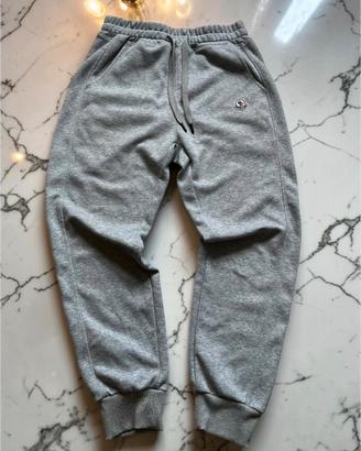 Pantaloni della tuta Moncler grigi con logo 👖