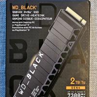 SSD WD_BLACK SN850X 2TB con dissipatore PC/PS5