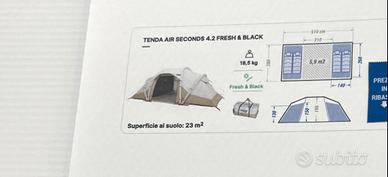 Tenda campeggio gonfiabile