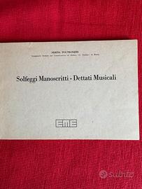 Poltronieri Solfeggi manoscritti e dettati