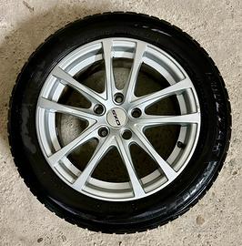 N 4 Cerchi in lega NAXOS 7X16 5X112 ET 40 SILVER