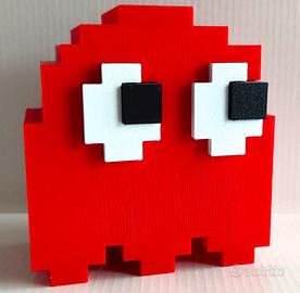 Pacman Blinky Akabei Fantasma Rosso Arcade Nuovo