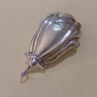 Sonaglio da culla vintage argento 