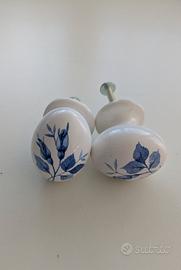 coppia pomelli in ceramica