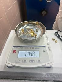 Ritiriamo oro 24 e 18 karati