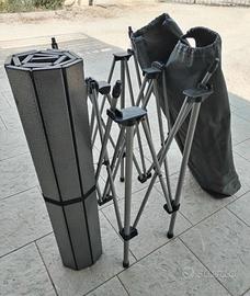 tavolino da campeggio in alluminio 